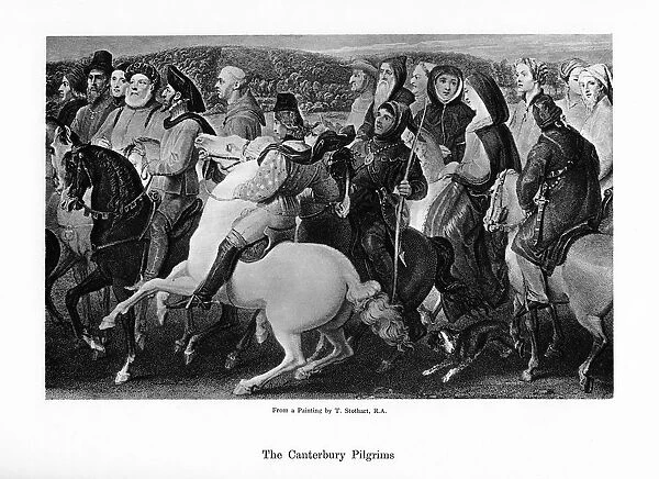 The Canterbury pilgrims, 19th century