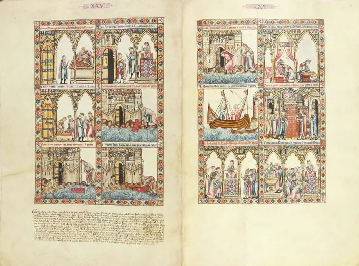 Framed Print : Cantigas de Santa Maria - Codex Rico, ca 1280-1284. Creator: Anonymous Framed Print : Cantigas de Santa Maria - Codex Rico, ca 1280-1284. Creator: Anonymous