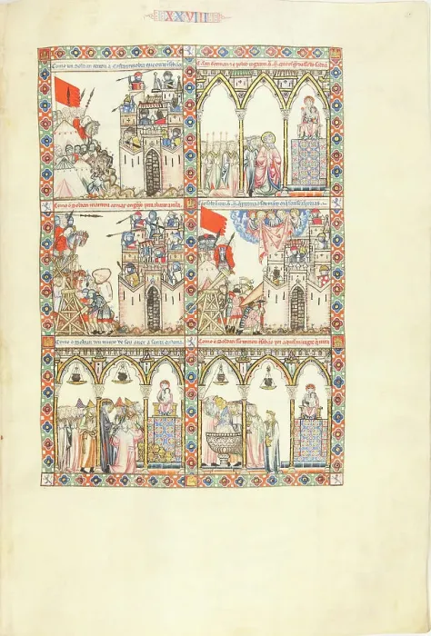 Framed Print : Cantigas de Santa Maria - Codex Rico, ca 1280-1284. Creator: Anonymous Framed Print : Cantigas de Santa Maria - Codex Rico, ca 1280-1284. Creator: Anonymous