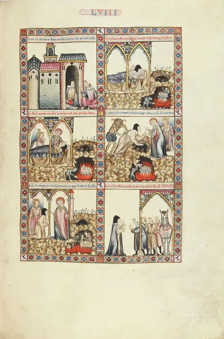 Framed Print : Cantigas de Santa Maria - Codex Rico, ca 1280-1284. Creator: Anonymous Framed Print : Cantigas de Santa Maria - Codex Rico, ca 1280-1284. Creator: Anonymous