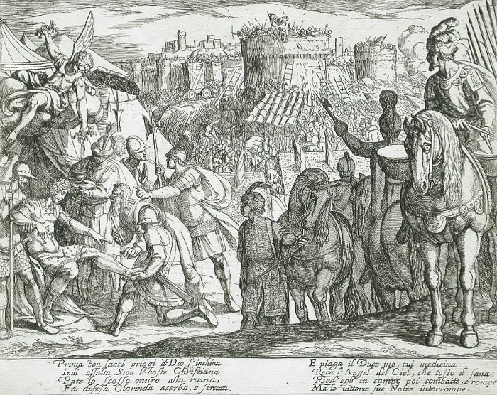 Framed Print : Canto XI, 16th century. Creator: Antonio Tempesta Framed Print : Canto XI, 16th century. Creator: Antonio Tempesta