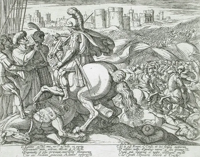 Framed Print : Canto XX, 16th century. Creator: Antonio Tempesta Framed Print : Canto XX, 16th century. Creator: Antonio Tempesta