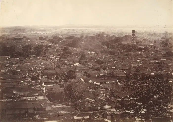 Framed Print : Canton City, ca. 1869. Creator: Milton M. Miller Framed Print : Canton City, ca. 1869. Creator: Milton M. Miller