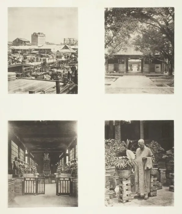 Framed Print : A Canton Pawn Shop; Honam Temple, Canton; Temple of Five Hundred Gods, Canton... c. 1868 Framed Print : A Canton Pawn Shop; Honam Temple, Canton; Temple of Five Hundred Gods, Canton... c. 1868