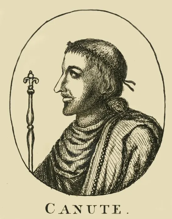 Framed Print : Canute, 18th century. Creator: Unknown Framed Print : Canute, 18th century. Creator: Unknown