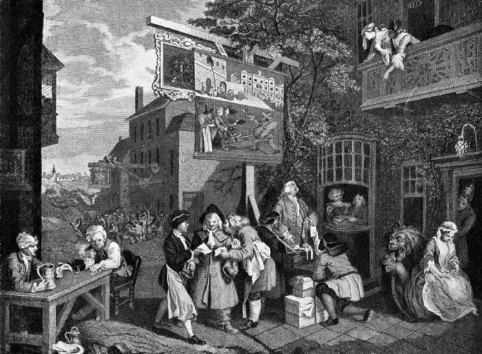 Framed Print : Canvassing for votes, 1757. Artist: William Hogarth Framed Print : Canvassing for votes, 1757. Artist: William Hogarth