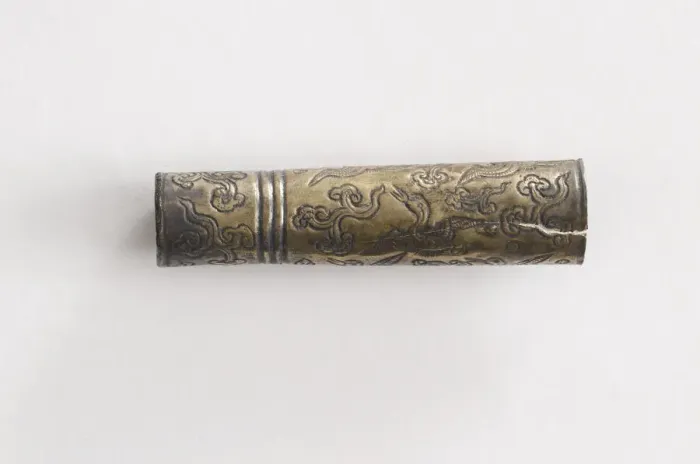 Framed Print : Cap for acupuncture needle case (set with F1917. 538), Goryeo period, 12th-13th century Framed Print : Cap for acupuncture needle case (set with F1917. 538), Goryeo period, 12th-13th century