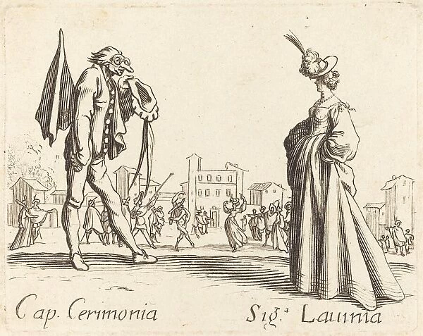 Cap. Cerimonia and Siga. Lavinia. Creator: Unknown