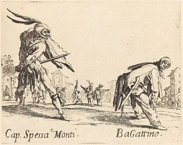 Cap. Spessa Monti and Bagattino, c. 1622. Creator: Jacques Callot