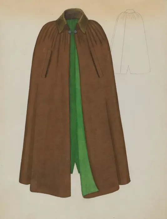 Framed Print : Cape, c. 1937. Creator: Marie Mitchell Framed Print : Cape, c. 1937. Creator: Marie Mitchell