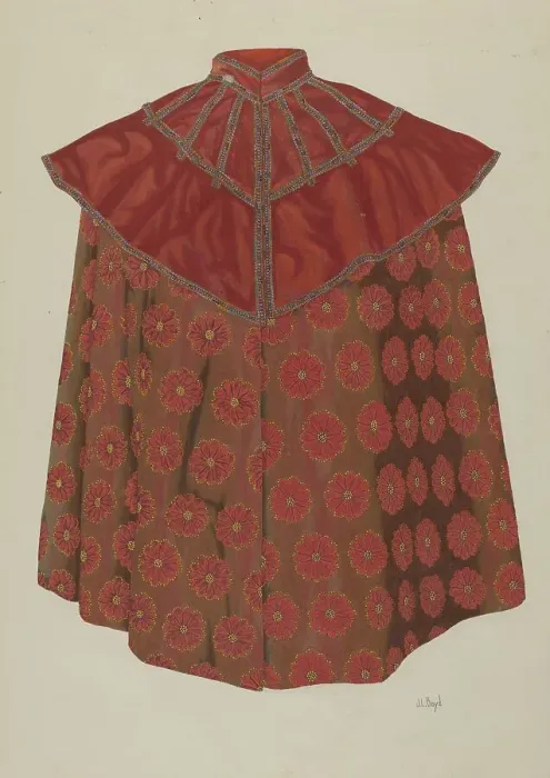 Framed Print : Cape, c. 1938. Creator: Joseph L. Boyd Framed Print : Cape, c. 1938. Creator: Joseph L. Boyd