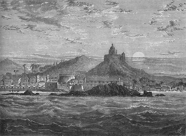 Cape Coast Castle, c1880