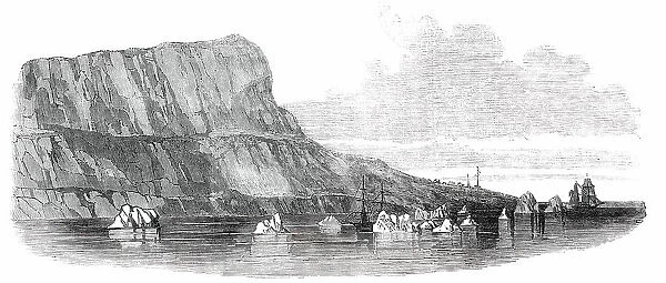 Cape Riley, at the Entrance of Wellington Channel, Barrow's Straits, and Remains of Encampment, 1850 Creator: Unknown