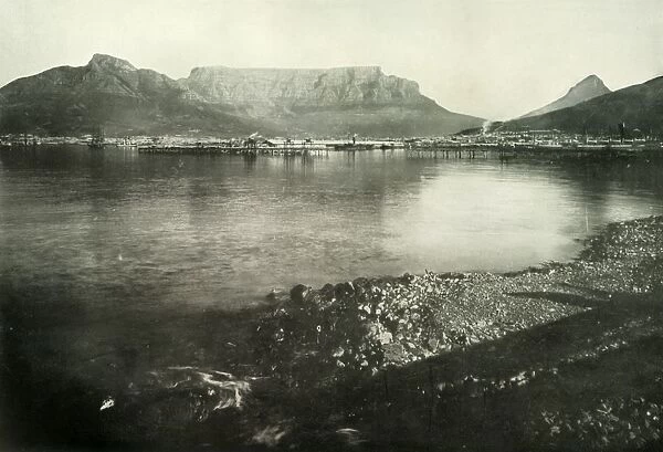 Cape Town, Devils Peak, Table Mountain, and Lions Head from Table Bay, 1900. Creator