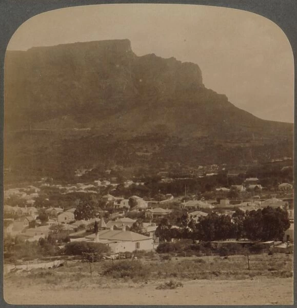 Cape Town and Table Mountain, west from foot of Signal Hill, South Africa, 1902