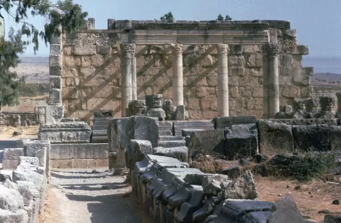 Framed Print : Capernaum Temple, 5th century Framed Print : Capernaum Temple, 5th century