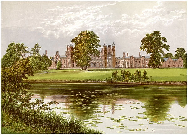 Capesthorne, Cheshire, home of the Davenport family, c1880