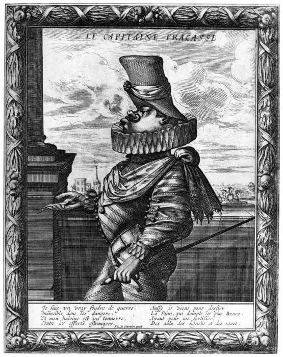 Framed Print : Capitaine Fracasse, c120-1670 (1924)Artist: Abraham Bosse Framed Print : Capitaine Fracasse, c120-1670 (1924)Artist: Abraham Bosse