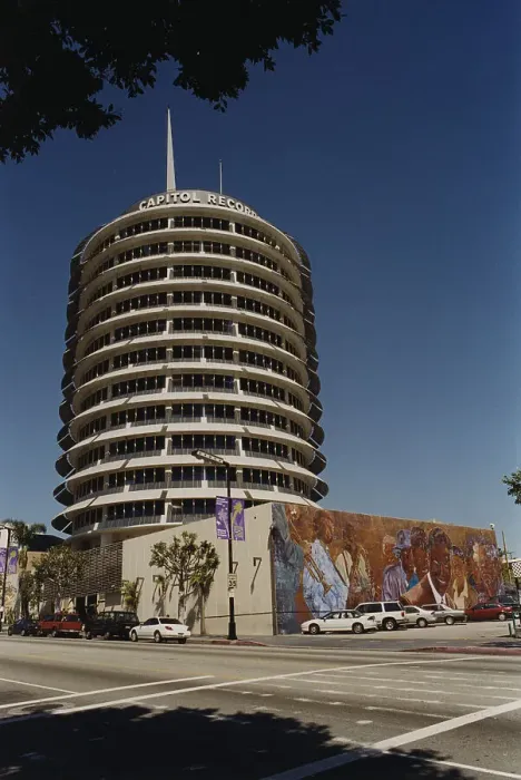 Framed Print : Capital Records Building, Los Angeles, 2000. Creator: Brian Foskett Framed Print : Capital Records Building, Los Angeles, 2000. Creator: Brian Foskett