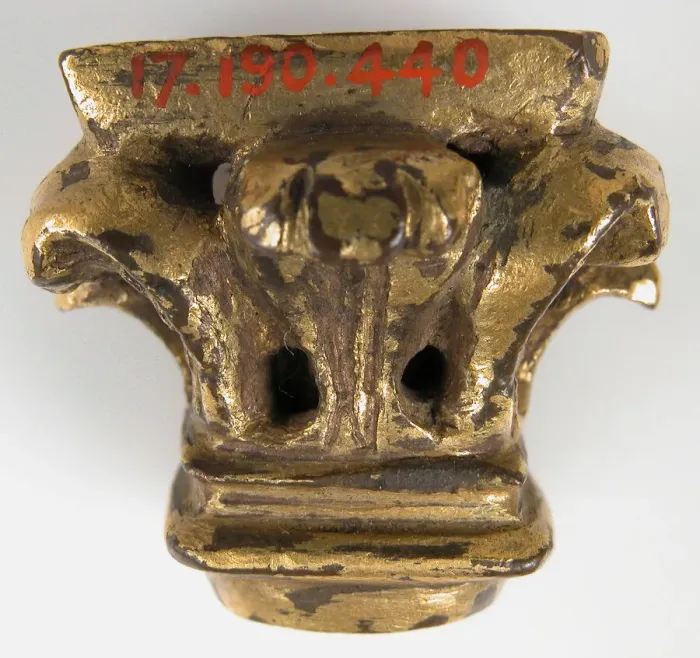 Framed Print : Capital from a Reliquary Shrine, German, ca. 1175-1200. Creator: Unknown Framed Print : Capital from a Reliquary Shrine, German, ca. 1175-1200. Creator: Unknown