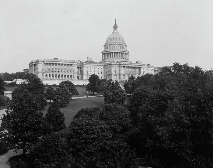 Framed Print : Capitol, Washington, D.C. The, between 1880 and 1897. Creator: William H. Jackson Framed Print : Capitol, Washington, D.C. The, between 1880 and 1897. Creator: William H. Jackson
