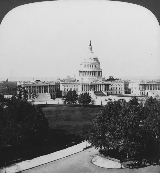 Framed Print : The Capitol, Washington, DC, USA, 1901. Artist: HC White Framed Print : The Capitol, Washington, DC, USA, 1901. Artist: HC White