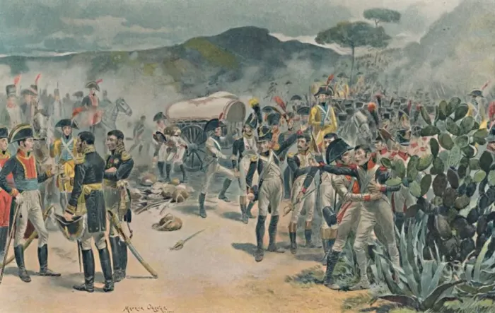 Framed Print : The Capitulation of Baylen, 1808, (1896) Framed Print : The Capitulation of Baylen, 1808, (1896)