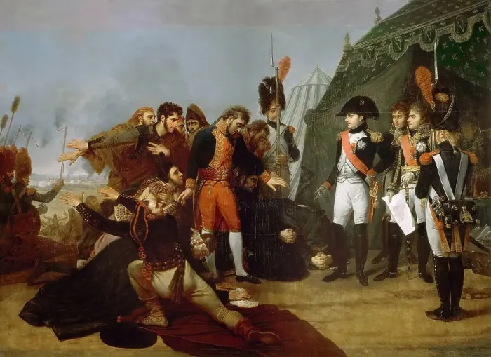 Framed Print : The Capitulation of Madrid, 4 December 1808. Artist: Gros, Antoine Jean, Baron (1771-1835) Framed Print : The Capitulation of Madrid, 4 December 1808. Artist: Gros, Antoine Jean, Baron (1771-1835)