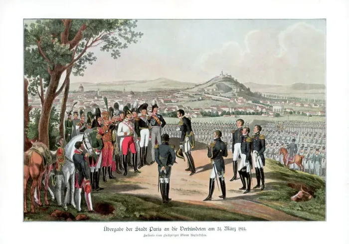 Framed Print : Capitulation of Paris, 31 March 1814 (1900) Framed Print : Capitulation of Paris, 31 March 1814 (1900)