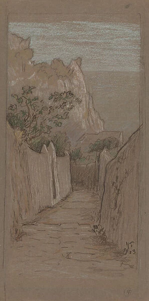 Capri, 1913. Creator: Elihu Vedder