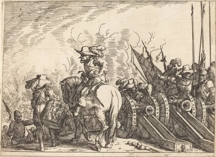 Framed Print : Capricci di varie battaglie, 1635. Creator: Johann Wilhelm Baur Framed Print : Capricci di varie battaglie, 1635. Creator: Johann Wilhelm Baur