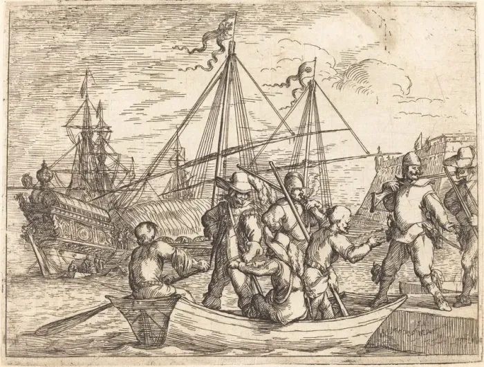 Framed Print : Capricci di varie battaglie, 1635. Creator: Johann Wilhelm Baur Framed Print : Capricci di varie battaglie, 1635. Creator: Johann Wilhelm Baur
