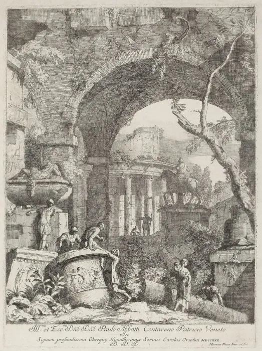 Framed Print : Capriccio: Ruins. Creator: Marco Ricci Framed Print : Capriccio: Ruins. Creator: Marco Ricci