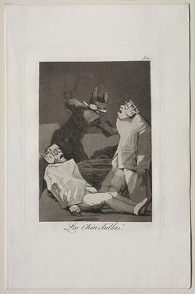 Caprichos: The Chinchillas. Creator: Francisco de Goya (Spanish, 1746-1828)