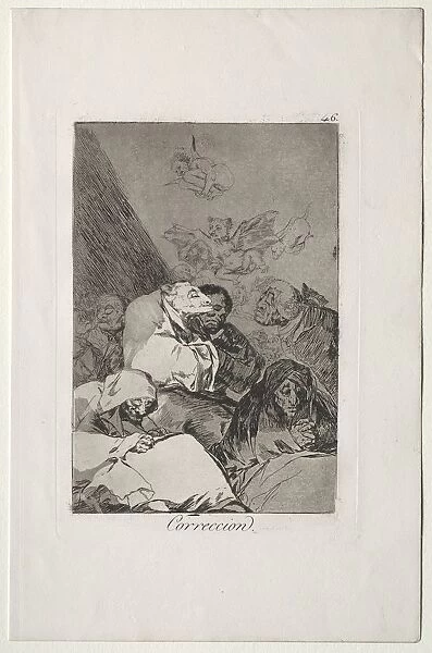 Caprichos: Correction. Creator: Francisco de Goya (Spanish, 1746-1828)