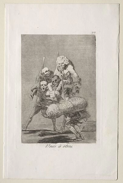 Caprichos: What One Does to Another. Creator: Francisco de Goya (Spanish, 1746-1828)