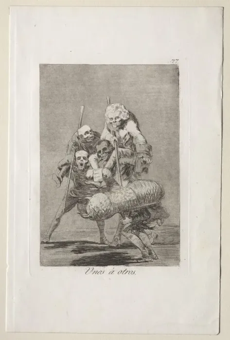 Framed Print : Caprichos: What One Does to Another. Creator: Francisco de Goya (Spanish, 1746-1828) Framed Print : Caprichos: What One Does to Another. Creator: Francisco de Goya (Spanish, 1746-1828)