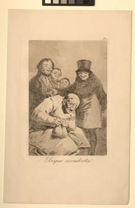 Framed Print : Caprichos: Why Hide Them?. Creator: Francisco de Goya (Spanish, 1746-1828) Framed Print : Caprichos: Why Hide Them?. Creator: Francisco de Goya (Spanish, 1746-1828)