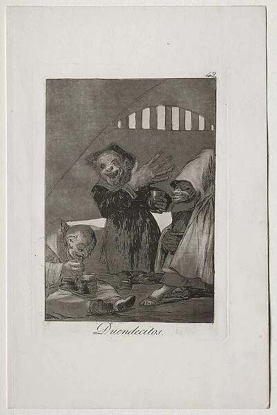 Caprichos: Hobgolins. Creator: Francisco de Goya (Spanish, 1746-1828)
