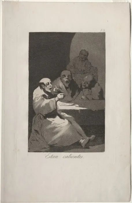 Framed Print : Caprichos: They are Hot Creator: Francisco de Goya (Spanish, 1746-1828) Framed Print : Caprichos: They are Hot Creator: Francisco de Goya (Spanish, 1746-1828)