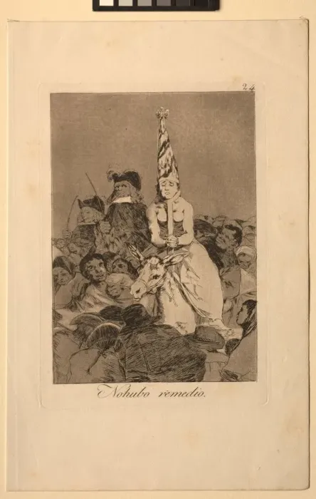 Framed Print : Caprichos: Nothing Could Be Done About It. Creator: Francisco de Goya (Spanish, 1746-1828) Framed Print : Caprichos: Nothing Could Be Done About It. Creator: Francisco de Goya (Spanish, 1746-1828)