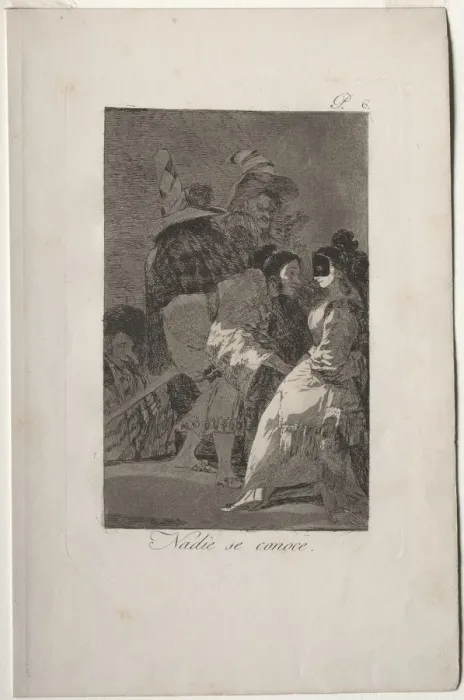 Framed Print : Caprichos: No One Knows Himself. Creator: Francisco de Goya (Spanish, 1746-1828) Framed Print : Caprichos: No One Knows Himself. Creator: Francisco de Goya (Spanish, 1746-1828)