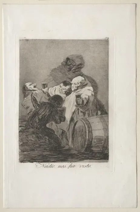 Framed Print : Caprichos: No One has Seen Us. Creator: Francisco de Goya (Spanish, 1746-1828) Framed Print : Caprichos: No One has Seen Us. Creator: Francisco de Goya (Spanish, 1746-1828)