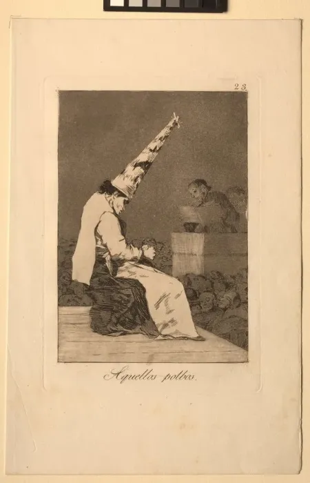 Framed Print : Caprichos: Those Specks of Dust. Creator: Francisco de Goya (Spanish, 1746-1828) Framed Print : Caprichos: Those Specks of Dust. Creator: Francisco de Goya (Spanish, 1746-1828)
