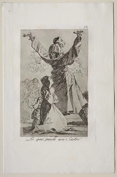 Caprichos: What a Tailor Can Do!. Creator: Francisco de Goya (Spanish, 1746-1828)
