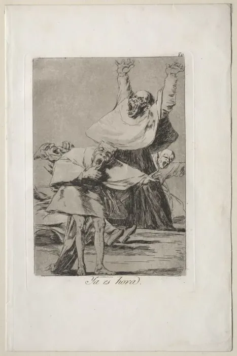 Framed Print : Caprichos: It is Time. Creator: Francisco de Goya (Spanish, 1746-1828) Framed Print : Caprichos: It is Time. Creator: Francisco de Goya (Spanish, 1746-1828)