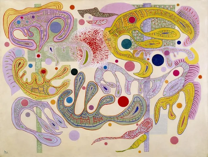 Framed Print : Capricious Forms (Formes capricieuses), 1937. Artist: Kandinsky, Wassily Vasilyevich (1866-1944) Framed Print : Capricious Forms (Formes capricieuses), 1937. Artist: Kandinsky, Wassily Vasilyevich (1866-1944)