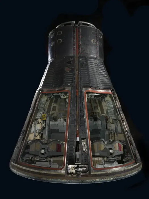 Framed Print : Capsule, Gemini VII, 1965. Creator: McDonnell Aircraft Corp Framed Print : Capsule, Gemini VII, 1965. Creator: McDonnell Aircraft Corp