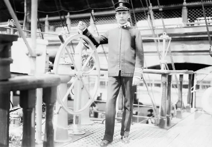 Framed Print : Capt. B.H. Tillman - NEWPORT, 1913. Creator: Bain News Service Framed Print : Capt. B.H. Tillman - NEWPORT, 1913. Creator: Bain News Service