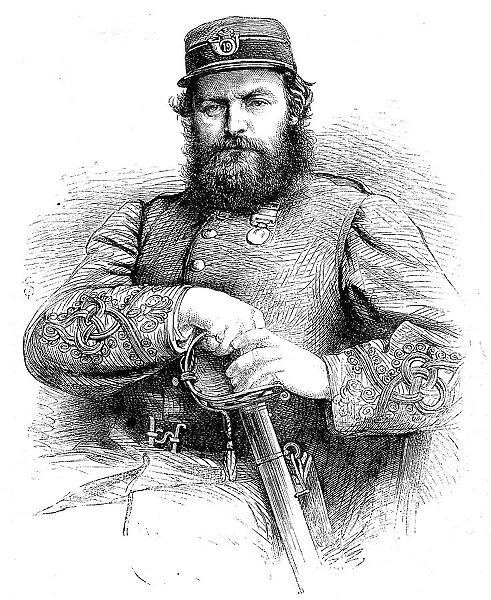 Capt. Williams, the winner...at the recent National Rifle Contest at Wimbledon, 1862. Creator: Unknown